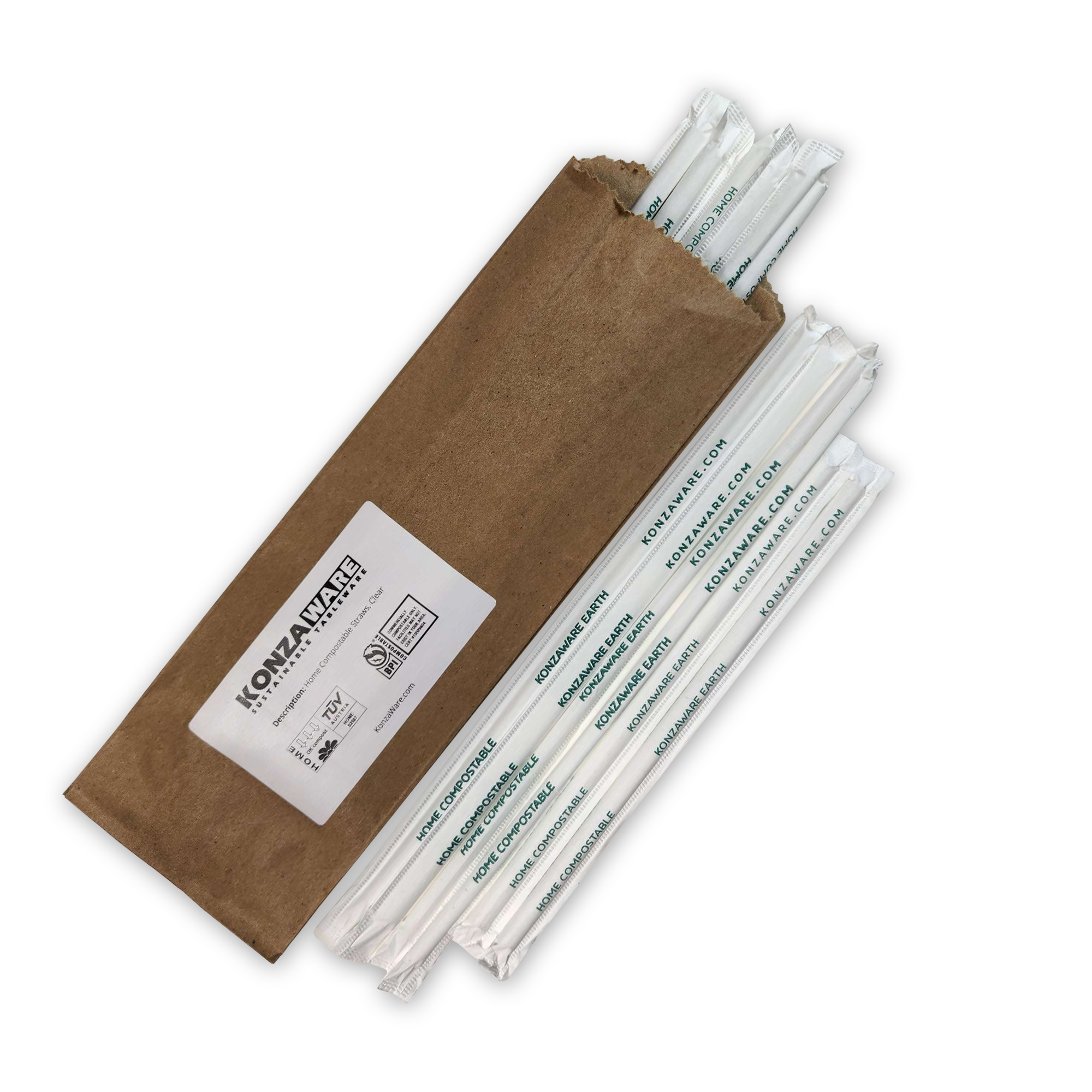 compostable straw sample